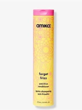 amika Forget Frizz Anti-Frizz Conditioner — Huge 275ML size new and sealed!